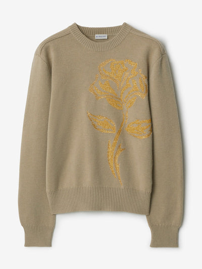 Burberry Rose wool blend sweater at Collagerie