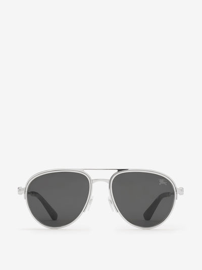 Burberry Shield aviator sunglasses at Collagerie