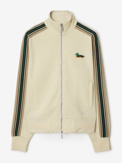 Burberry Striped jersey track jacket at Collagerie