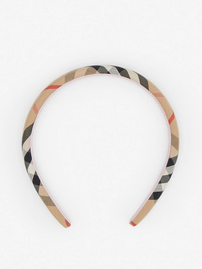 Burberry Vintage check hairband at Collagerie