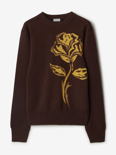 Burberry Rose wool blend sweater at Collagerie