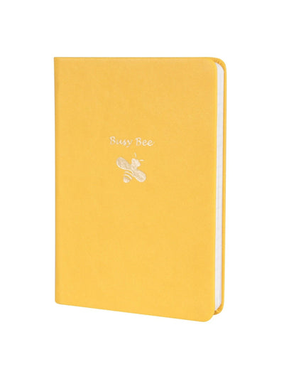 Noble Macmillan Busy bee pocket leather plain journal at Collagerie