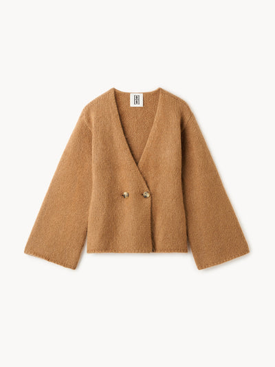 By Malene Birger Tinley wool-blend brown cardigan at Collagerie