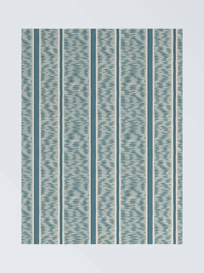 John Lewis X Collagerie Ikat wallpaper, petrol blue at Collagerie