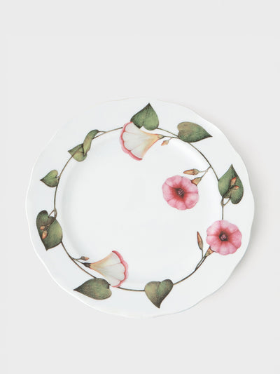 Cabana Ciclamino porcelain dessert plate at Collagerie