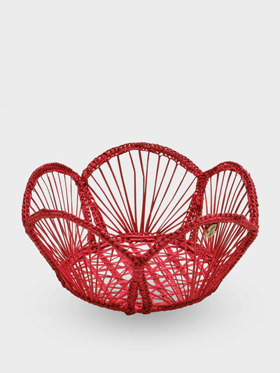 Cabana David hicks floral bread basket at Collagerie