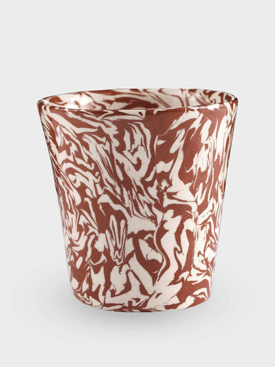 Cabana x David Hicks Marbled ceramic tumbler at Collagerie