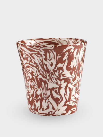 Cabana x David Hicks Marbled ceramic tumbler at Collagerie