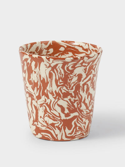 Cabana Magazine Marbled ceramic tumbler at Collagerie