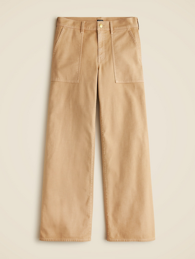 J.Crew Camp-pocket wide-leg pants at Collagerie