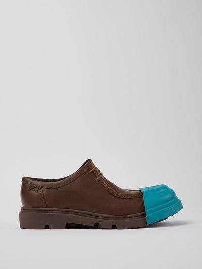 Camper Brown leather shoes at Collagerie