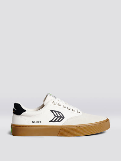 Cariuma Naioca Pro off-white gum-sole trainers at Collagerie