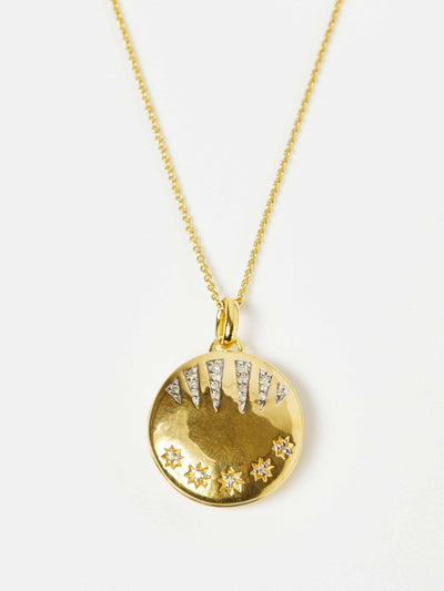 Carrie Elizabeth Shooting star diamond locket at Collagerie