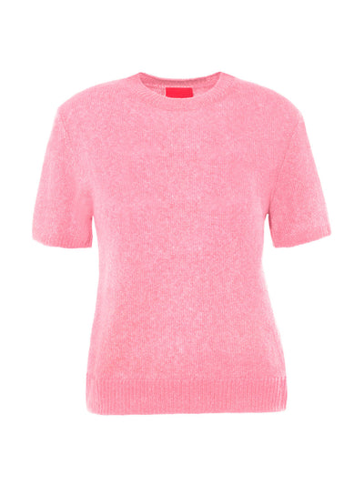 Cashmere in Love Sidley fine knit cashmere t-shirt at Collagerie