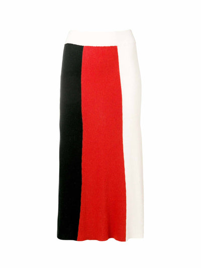 Cashmere in Love Tri knit skirt at Collagerie