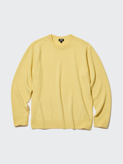 Uniqlo Cashmere jumper in yellow at Collagerie