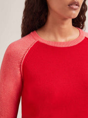 Red Drew cashmere jumper Clothing Cefinn    - Collagerie