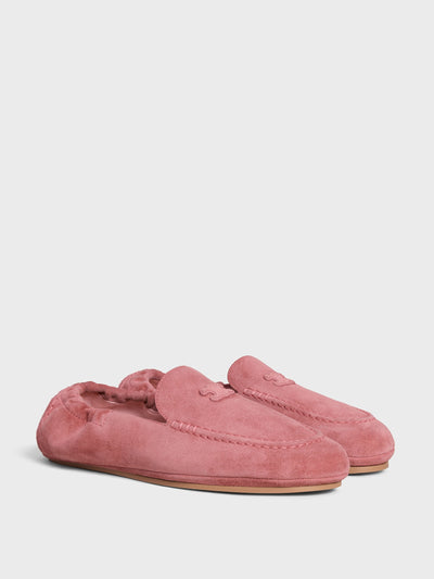 Celine Adam loafers in suede calfskin at Collagerie