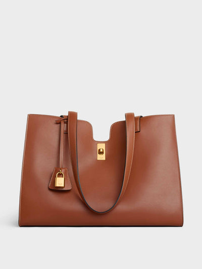 Celine Tan square calfskin tote at Collagerie