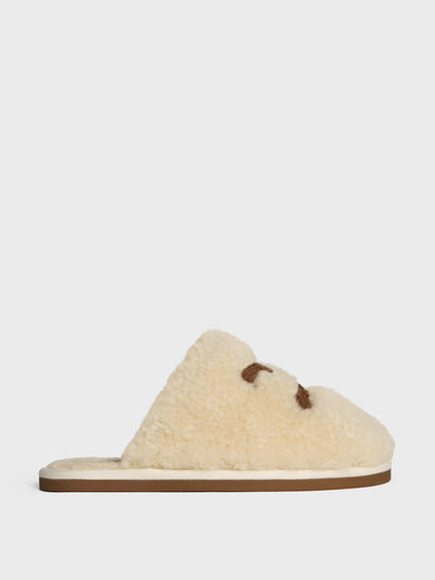 Celine Celine Georgia slide in shearling at Collagerie