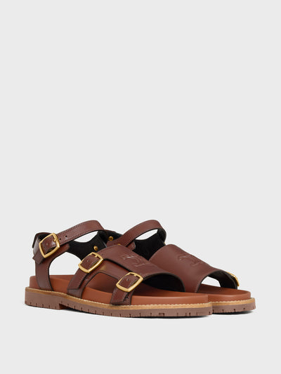 Celine Mino sandal in calfskin at Collagerie