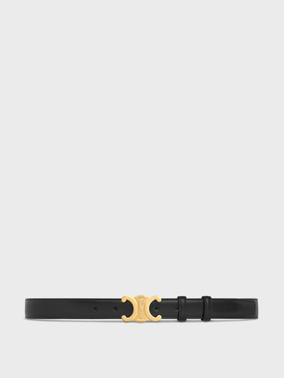 Celine Medium Triomphe belt in taurillion leather at Collagerie