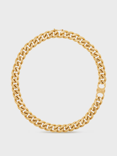 Celine Brass chain necklace with gold finish at Collagerie