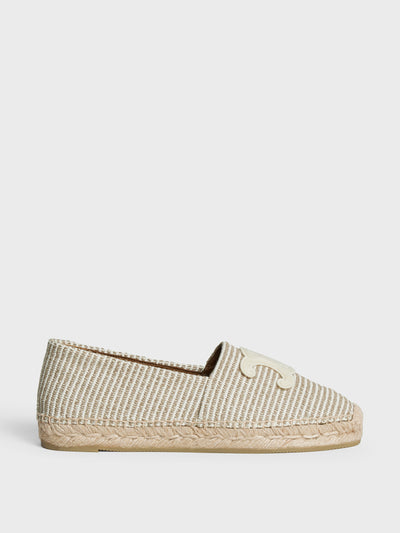 Celine Striped canvas espadrille at Collagerie