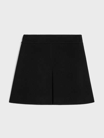 Celine trapeze mini skirt in cashmere cloth at Collagerie