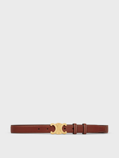 Celine Medium triomphe belt in natural calfskin at Collagerie