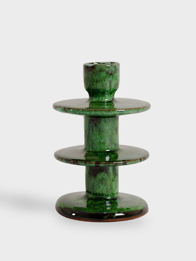 Flukette Small lava candlestick holder at Collagerie