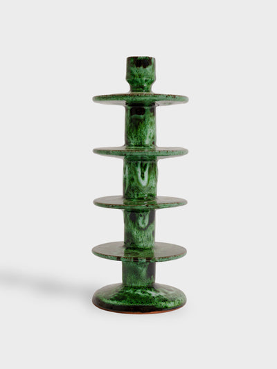 Flukette Large lava candlestick holder at Collagerie