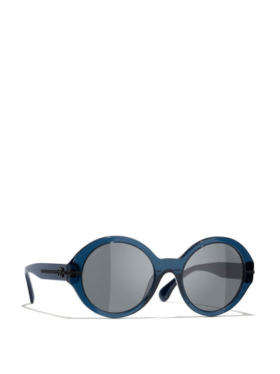 Chanel Round acetate sunglasses at Collagerie