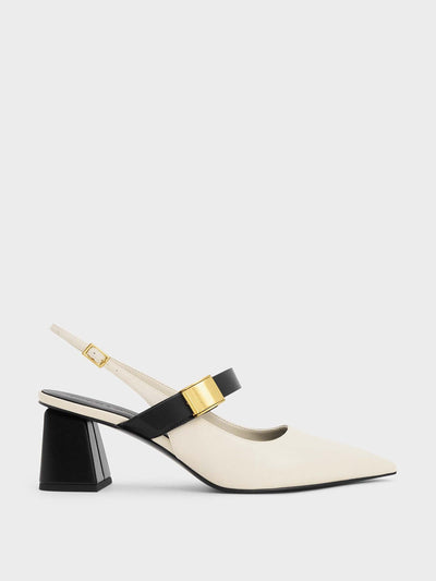 Charles & Keith Yvette Mary Jane slingback pumps at Collagerie