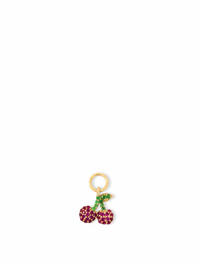 Roxanne First Pavé cherry earring dangly at Collagerie