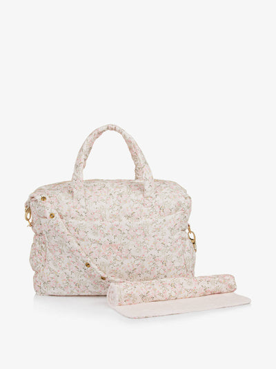 Tartine et Chocolat Pink floral changing bag at Collagerie