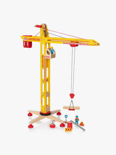 Vilac Large wooden crane toy at Collagerie