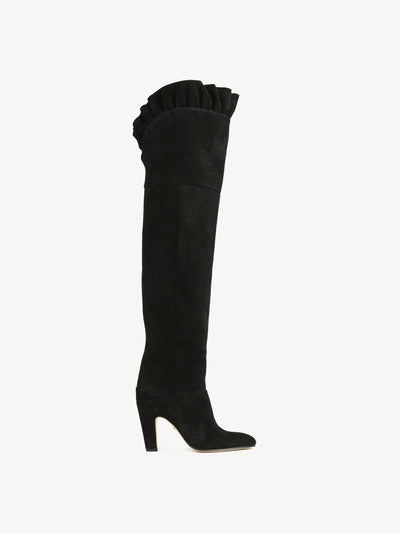 Chloé Eve over-the-knee boots at Collagerie