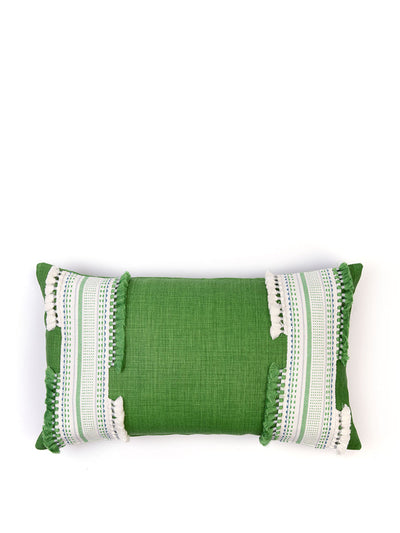 Christopher Farr Cloth Pom parade cushion at Collagerie