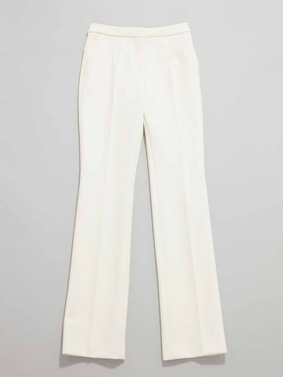 Christopher Kane White tailored wool trousers at Collagerie