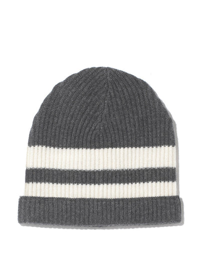 Cashmere in Love Grey Bia beanie at Collagerie