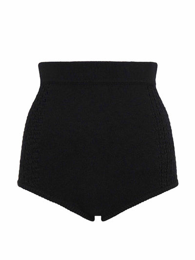 Cashmere in Love Black cashmere knickers at Collagerie