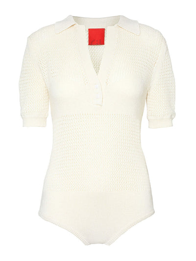 Cashmere in Love Bo polo bodysuit at Collagerie
