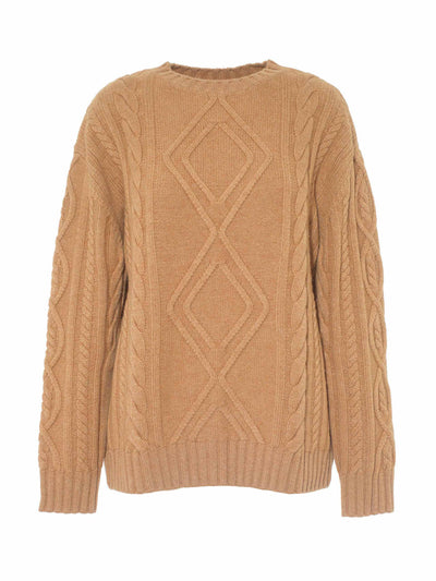 Cashmere in Love Camel oversized cashmere jumper at Collagerie