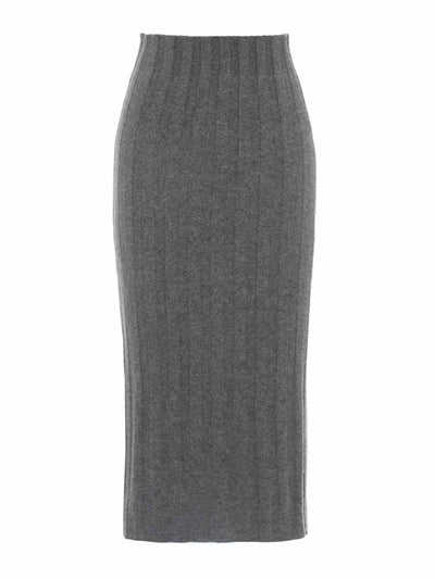 Cashmere in Love Lenny cashmere pencil skirt at Collagerie