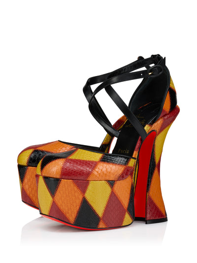 Christian Louboutin Aquadorcet strappy pumps at Collagerie