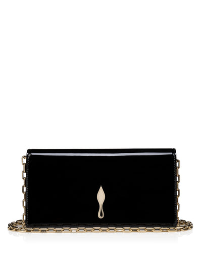 Christian Louboutin Bettina black clutch at Collagerie