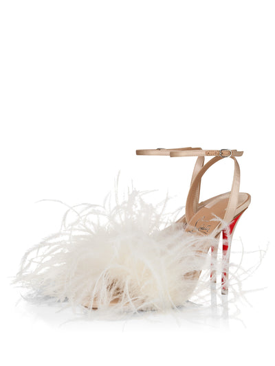 Christian Louboutin Miss Z Poupi strappy sandals in pink at Collagerie