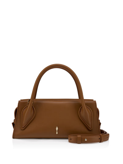 Christian Louboutin Venus calf leather cross-body bag in Cuoio at Collagerie