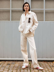 The Classic denim off-white shirt Shirts With Nothing Underneath    - Collagerie